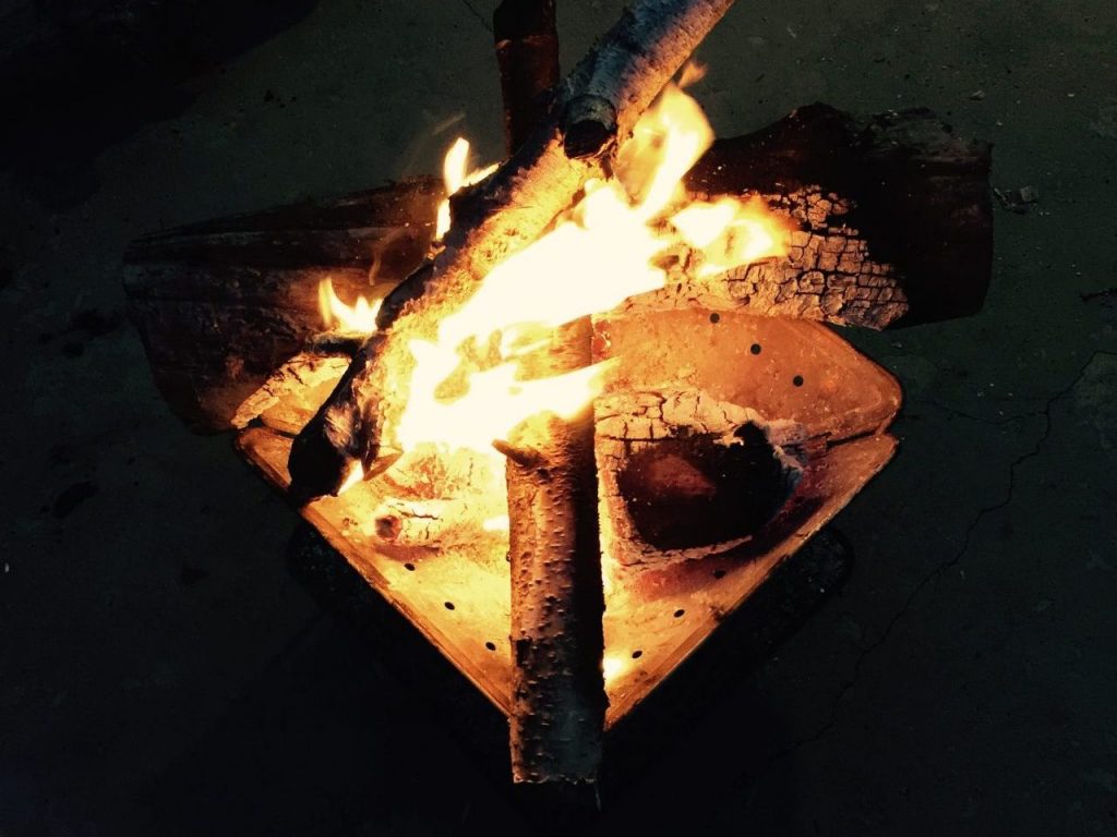 Firepit in Newport Beach, California (Birute Ranes)